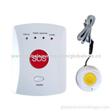 Wireless GSM auto dialer alarm personal alert safety system with two-way intercom